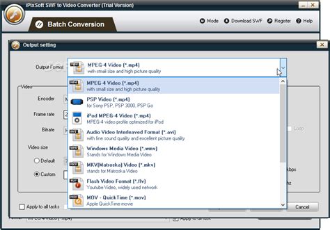 IPixSoft SWF to AVI