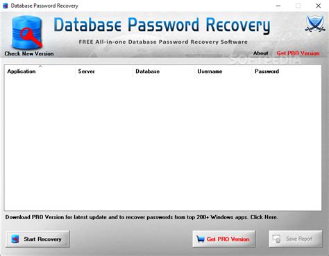 Database Password Recovery Free